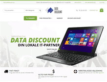 Tablet Screenshot of datadiscount.dk